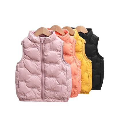 罗蒙儿童秋冬内搭羽绒马甲