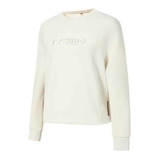 RAPIDO雳霹道春秋女士R系列商务休闲花苞下摆宽松卫衣长袖