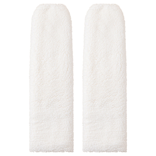 珊瑚绒过膝袜子女款秋冬季保暖护膝袜套加绒加厚睡眠居家长筒袜子