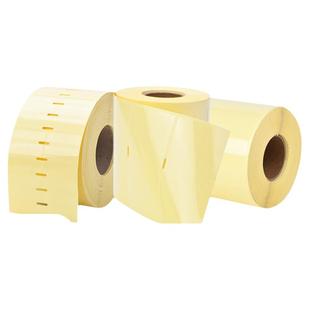 透明龙不干胶纸标封口贴80 90 60 40 30 安能分类打印纸空白姓名贴圆形标签透明条码卷纸贴纸透明打印