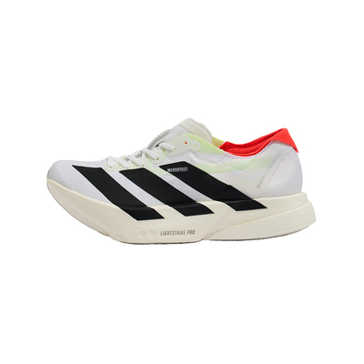 adidas阿迪达斯 ADIZERO ADIOS PRO4 超轻碳柱跑鞋 白黑 JR1163