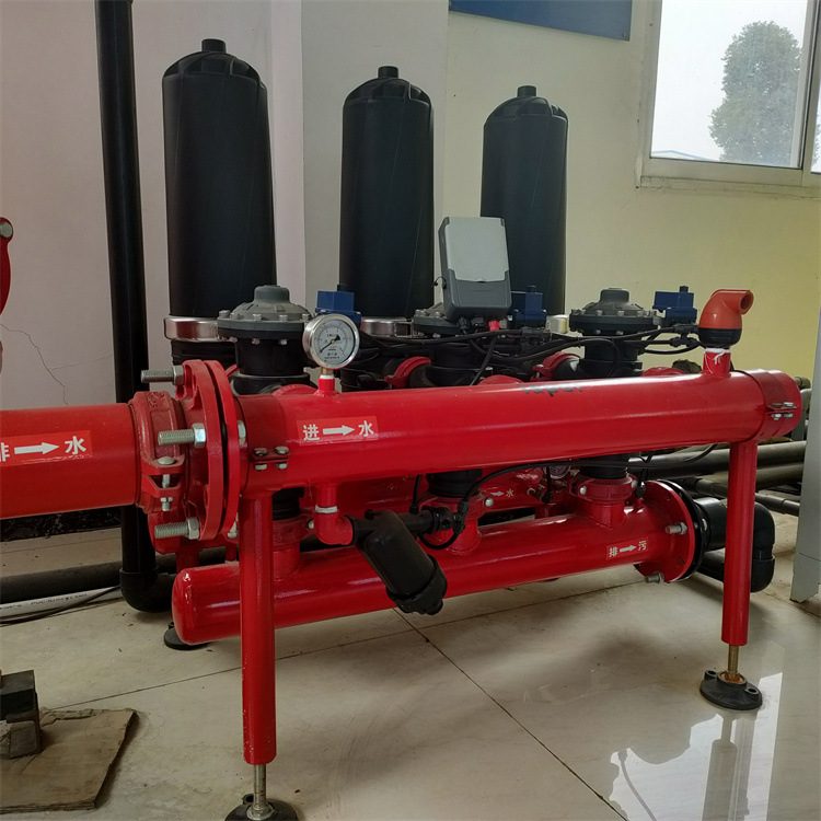 T型全自动反冲洗叠片式过滤器大棚果园灌溉施肥农业过滤器可拆洗