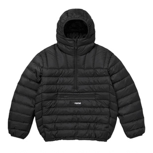 DavidのMicro Down Half Zip半拉链纯色轻薄羽绒服不钻绒男女同款