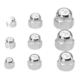 304不锈钢细牙盖型形螺母细牙盖帽M10M12M14M16M18M20*1*1.25*1.5