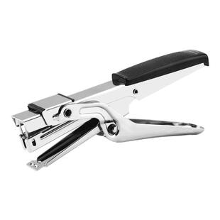 手握订书机办公用订书器家用钉书机大号订厚书装订机外卖打包专用订书机省力便携大型文具基学生资料纸装订器