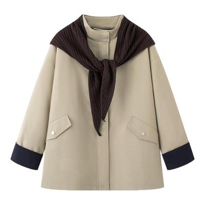 画风drawwind设计感风衣羽绒服