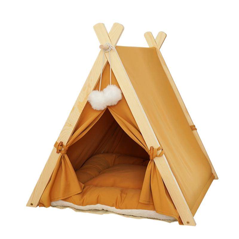 猫窝猫帐篷安全感猫屋别墅四季网红可拆洗狗窝帐篷封闭式猫咪用品