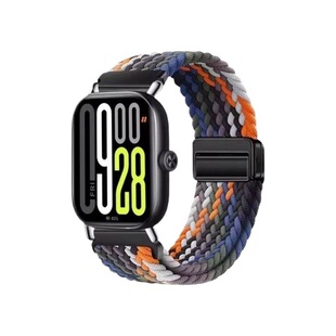 适用小米手环8pro尼龙磁吸扣表带9pro手表红米watch4智能运动透气腕带redmiwatch5ins高级感配件编织新款你好