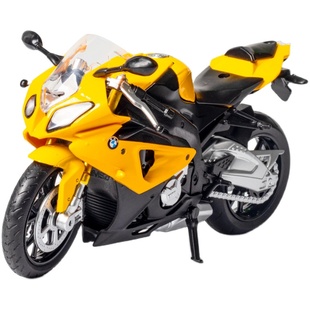 1:12宝马S1000RR摩托车模型仿真合金静态避震男孩机车玩具车礼品