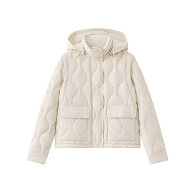 【自营】Marc O'Polo2025冬季新款袖子可拆卸轻薄白鹅绒羽绒服女