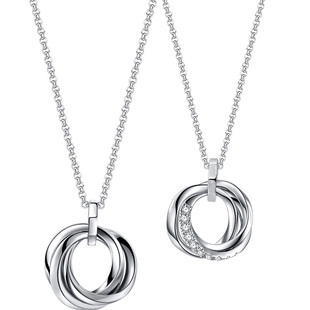 Fanci范琦【莫比乌斯系列】三生三世情侣项链设计感生日礼物