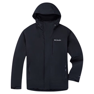 哥伦比亚户外男防水防风腋下拉链抓绒内胆保暖三合一冲锋衣XE5220