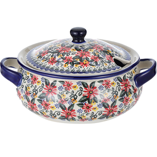 波兰碗盘家用陶瓷餐具异域风情水果沙拉碗网红面碗汤碗创意米饭碗