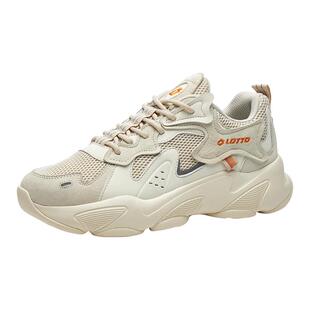 乐途女鞋运动鞋女正品春季新款休闲老爹鞋复古跑步鞋百搭厚底鞋子