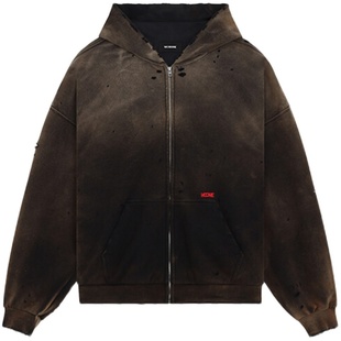 WE11DONE男女同款骷髅泰迪熊印花针织毛衣