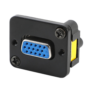 rs232公焊接镀金DB9针头插座D型卡侬模块机柜面板串口电脑pc数据