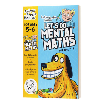 英文原版 Let's do Mental Maths for ages 5-6 一起做心算吧 5-6岁 孩子家庭自学练习册 英文版 进口英语原版书籍