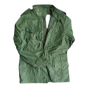 军迷户外美军M65战地风衣军绿军版夹克外套冬季棉服男装战术大衣