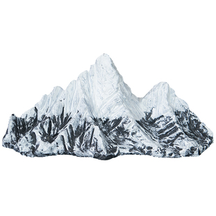 日照金山2026新款雪景假山造景装饰新中式山水摆件雪山石鱼缸假山