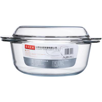 多功能耐高温钢化玻璃碗带盖碗