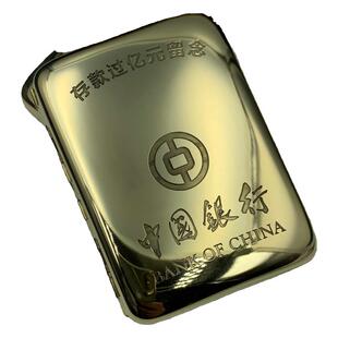 【祝融烟具】黄铜16支网红烟盒中国银行存款过亿黄铜定制版烟盒男