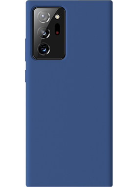 适用三星note20薄款液态硅胶简约