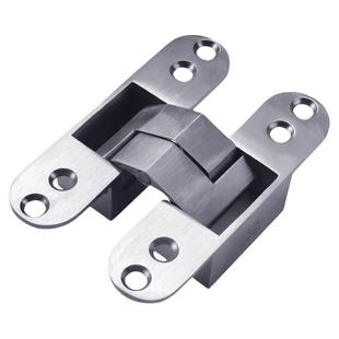 隐形 折叠180度合页不锈钢暗门隐藏十字铰链外开内开重型木门合页