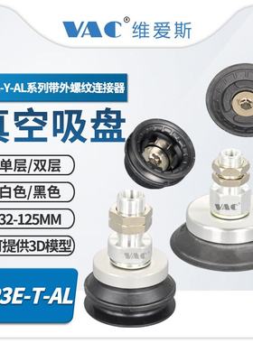 ZP3E-T63BMN-AL14/4125/50/63/80/100/M/UMAL16顶部外螺纹连接器