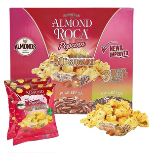 山姆代购ROCA乐家综合种籽太妃黄油爆米花低卡膨化食品下午茶零食