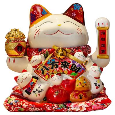 招财猫摆件开业大号店铺前台