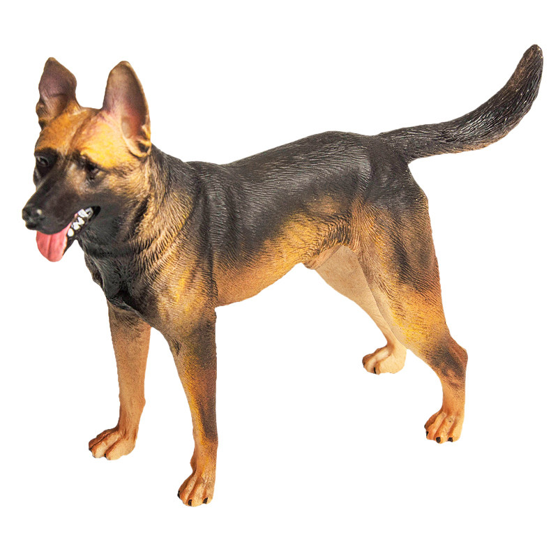 仿真实心儿童马犬女孩野生动物