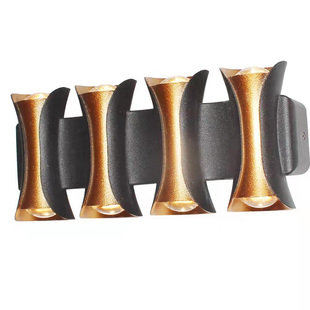 户外壁灯防水黑金小蛮腰门庭灯楼梯过道灯庭院创意外墙灯LED壁灯