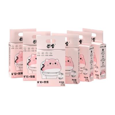 囧宝豆腐混合砂栀子味2.5kg*6袋