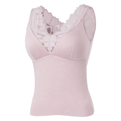 真丝拉绒加厚保暖背心