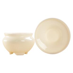 钰铨龙门 冰清玉洁禅润过滤组 德化传统中国白高端精密茶漏滤茶器