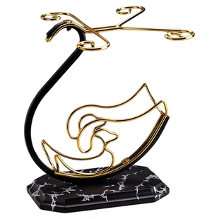 红酒架倒挂红酒杯架套装酒柜装饰品家用客厅摆件创意轻奢艺术摆件