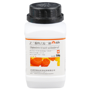 edta二钠优级纯化学实验试剂250g乙二胺四乙酸二钠盐分析纯EDTA酸