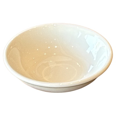 Tuxton德士敦白色陶瓷圆形蘸料碗