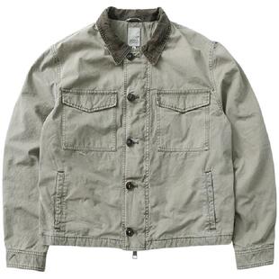实年服工126复古水洗纯棉质感工装夹克外套短款春秋休闲上衣潮男
