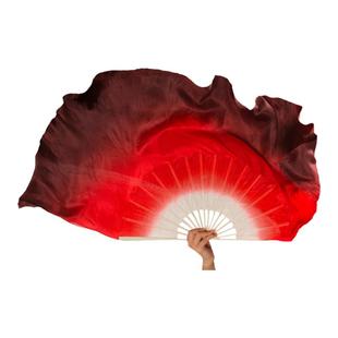 抬龙王扇子丝巾九儿胶州秧歌真丝舞蹈扇子古典舞万疆成人跳舞道具