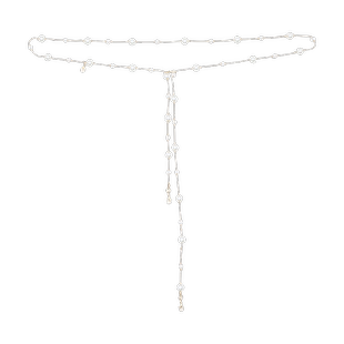 链条细腰带女高级感连衣裙子腰链裙带收腰配饰珍珠百搭装饰腰带潮