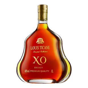 正品法国进口XO白兰地洋酒LOUIS TICANE·限量珍藏大容量1L*4整箱