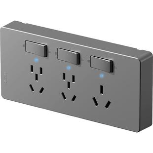 国际电工扩展插座转换器4000W大功率16A空调热水器插头不带线插排