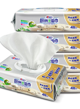 心相印厨房湿巾80抽加大加厚