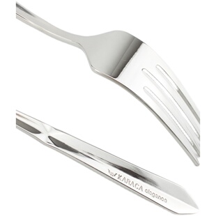 出口西餐具KARACA18/10不锈钢西餐叉牛排叉子餐厅商用茶匙饭勺子