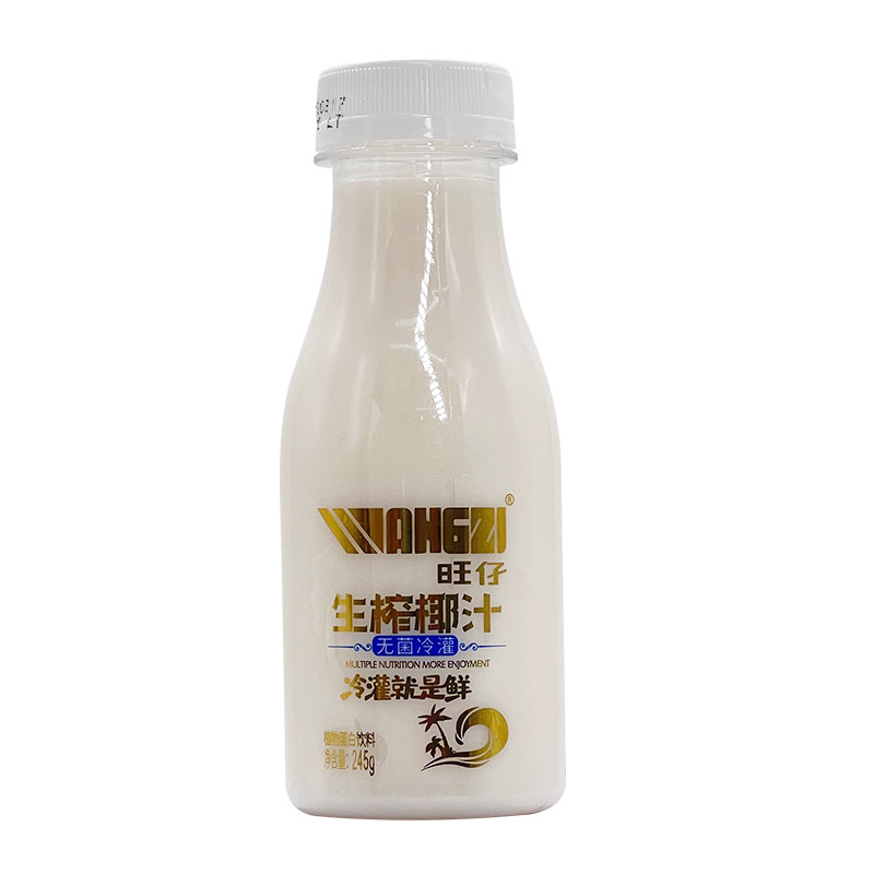 旺仔生榨椰汁水生椰乳鲜椰子汁椰子水小瓶饮料整箱特价245g*10瓶