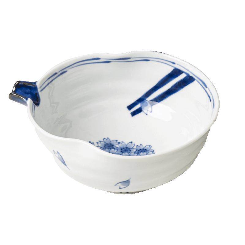 日本进口碗小鹿田烧陶瓷青花葫芦汤碗面碗家用创意米饭碗日式餐具
