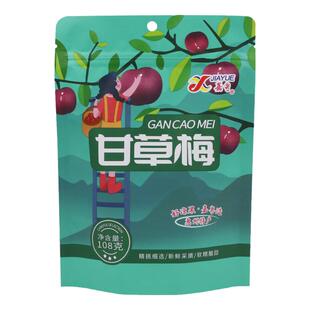 惠州博罗特产嘉粤甘草梅子话梅肉九制酸甜可口话梅条凉果蜜饯零食