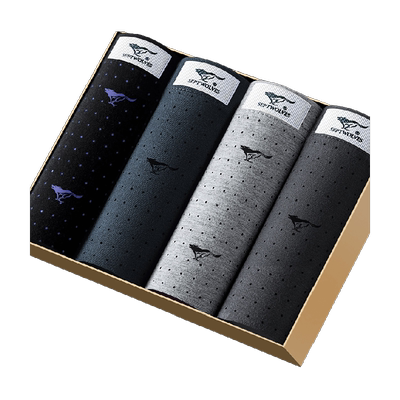 七匹狼男士内裤全棉抗菌四角