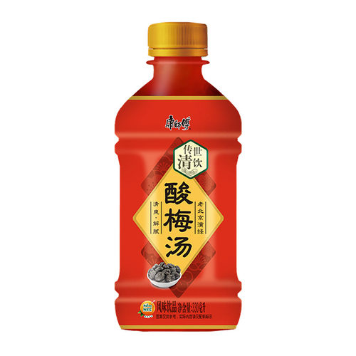 康师傅酸梅汤330ml迷你小瓶整箱装清爽解腻迷你果味饮料